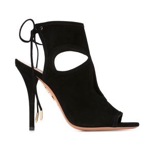 Aquazurra Sexy Thing suede sandals